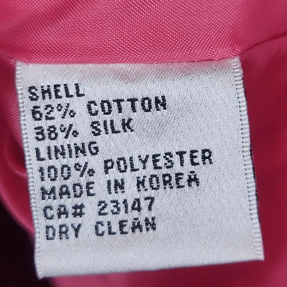 Talbots Pink Silk Blazer, Size 16, Excellent Condition! - Picture 5 of 8